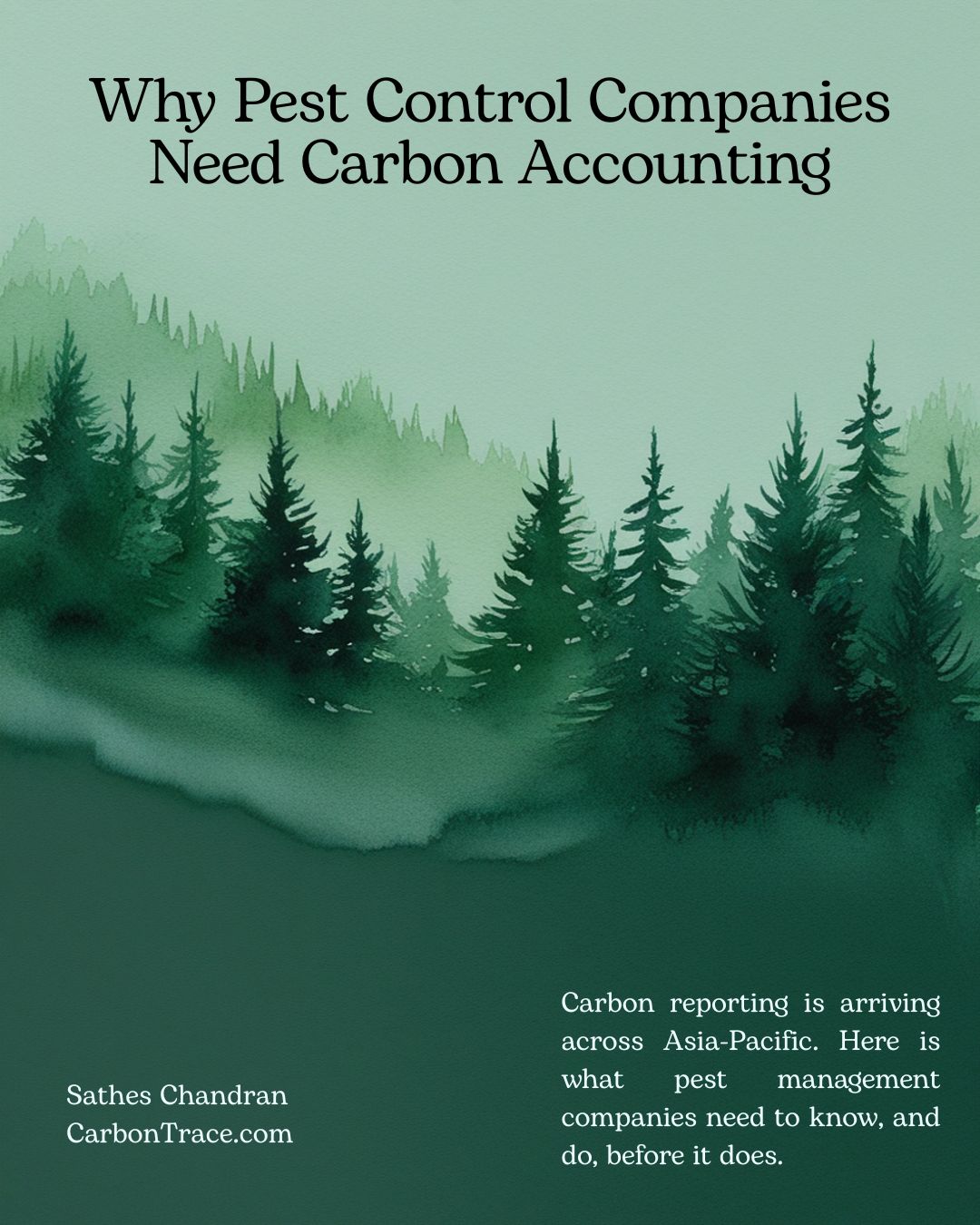 Why Pest Control Companies Need Carbon Accounting Now